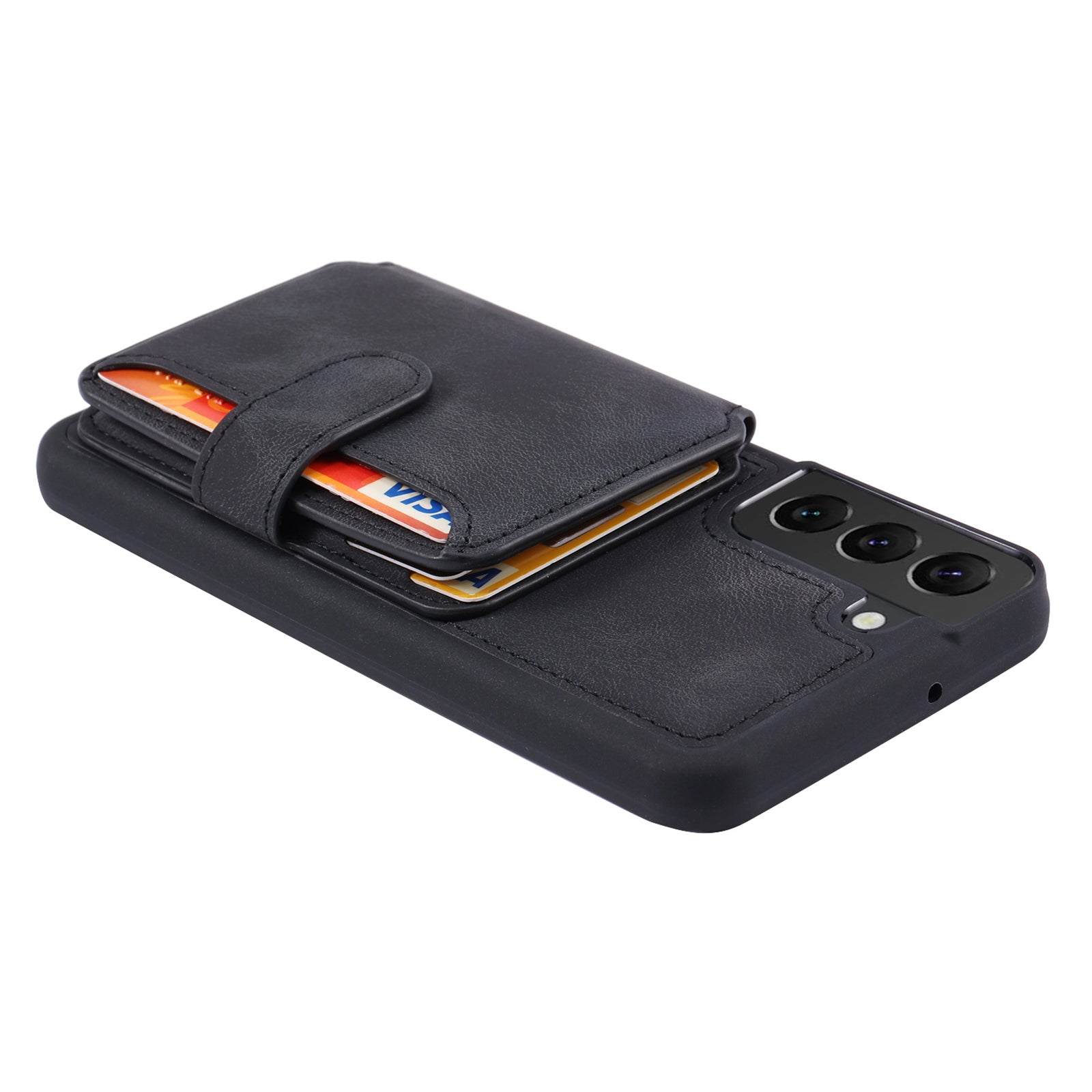 For Samsung Galaxy S23 RFID Blocking Wallet Phone Case Leather Coated TPU Phone Cover with Kickstand For Samsung Galaxy S23 RFID Blocking Wallet Phone Case Leather Coated TPU Phone Cover with Kickstand